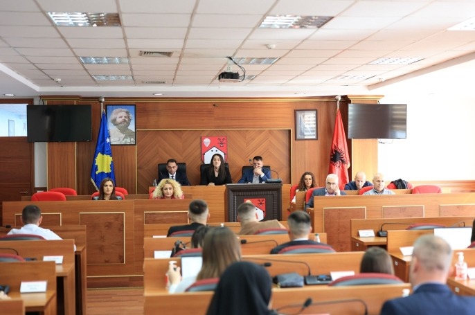 Kuvendi Komunal i Skenderajt, ka mbajtur sot mbledhjen e rregullt
